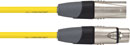 CANFORD CONNECT CABLE XLR3F-XLR3M-HST-0.5m, Yellow