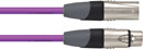 CANFORD CONNECT CABLE XLR3F-XLR3M-HST-0.5m, Violet