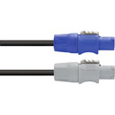 CANFORD AC MAINS CORDSET Powercon NAC3FCA - Powercon NAC3FCB, 2.5mm cable, PVC, 2m, black